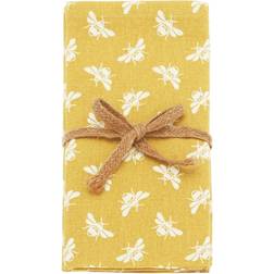 Walton Bee Napkin, Pack Cloth Napkin Yellow