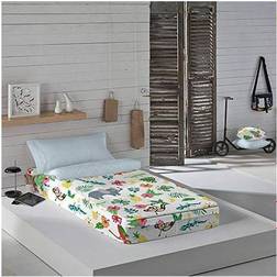 Costura Quilted Zipper Bedding Jungle Exotic Bed
