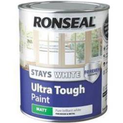 Ronseal Stay White Ultra Tough Wood Paint White