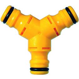 Hozelock Triple Hose Pipe Connector Yellow