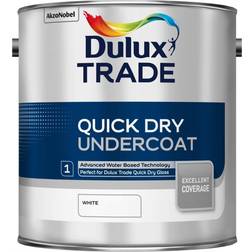 Dulux Trade Quick Dry Undercoat Paint Metal Paint White 2.5L