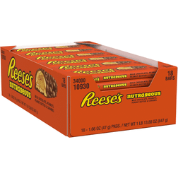 Reese's Reeses Nutrageous Bar, 1.66 oz, 18/Box