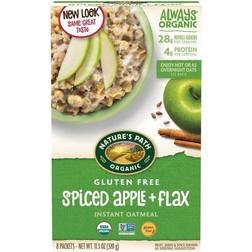 Nature's Path Organic Gluten Free Instant Hot Oatmeal Spiced Apple Flax