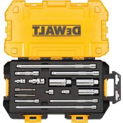 Dewalt 1/4 3/8 in. Drive Tool Accessory Set with Case 15-Piece Tool Kit