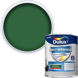 Dulux Weathershield Exterior Gloss Paint Buckingham Wood Paint Green 0.75L