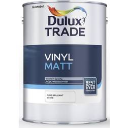 Dulux Trade Valentine Vinyl Wall Paint, Ceiling Paint White 2.5L