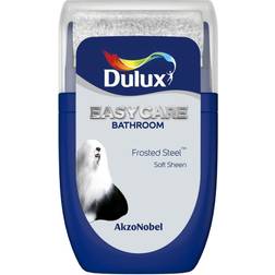 Dulux Easycare Bathroom Frosted Steel Tester Paint Wall Paint, Ceiling Paint Silver
