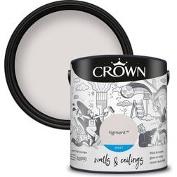 Crown Matt Emulsion Paint Figment Wall Paint, Ceiling Paint 2.5L