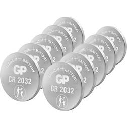GP Batteries GPCR2032-2CPU10 Button cell CR 2032 Lithium 3 V 10 pc(s)