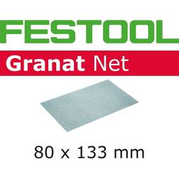 Festool Granat Net 400 Grit Dust Extraction Sanding Rectangle 80 x 133mm (50 Pack)