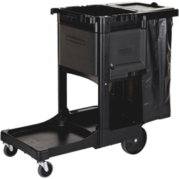 Rubbermaid Commercial Executive Janitorial Cleaning Cart, 12.1w X 22.4d X