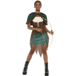 Smiffys Womens Forest Archer Costume