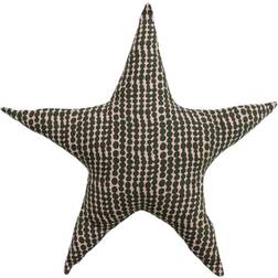 Kaleidoscope Little Furn Printed Star Cushion Pink Cotton