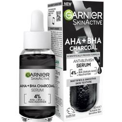 Garnier Skinactive 4% AHA + BHA & Niacinamide Charcoal Serum 30ml