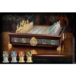 Noble Collection Quidditch Chess Set Silver And Gold Plated