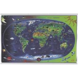 Naga Children's World Map 36.2x23.2"