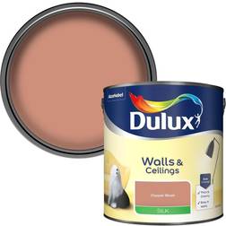 Dulux Silk Emulsion Paint, 2.5L, Copper Blush Wall Paint, Ceiling Paint Yellow, Orange