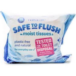 Natracare Safe to Flush Moist Tissues Wipes