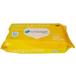 Uniwipe Hand and Surface Wipes Pack of 100 1025 UW47033