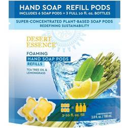 Desert Essence Foaming Hand Soap Pods Refills Tea Tree Oil