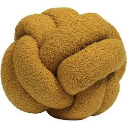 Furn Boucle Knot Complete Decoration Pillows Yellow