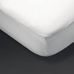 Mitre Essentials Spectrum Fitted Sheet Double Bed Linen White