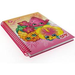 Girls Spiral Bound Shopkins Tropical Dreams A5 Ruled Notebook Pad Party Gift Bag