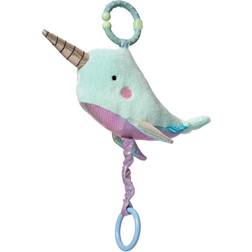 Manhattan Toy Under the Sea Narwhal Baby Teether & Travel Pull