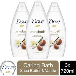 Dove of 720ml Caring Bath Purely Pampering Shea Butter Bath Soak