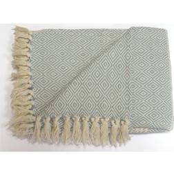 Rapport Rona Throw Blankets Blue