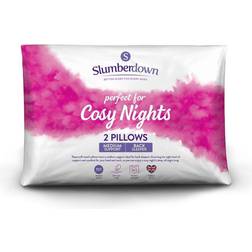 Slumberdown Cosy Nights Medium Pillow Complete Decoration Pillows White
