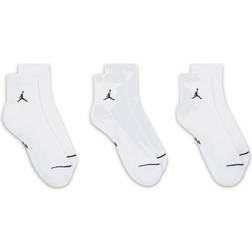 Nike Jordan Everyday Ankle Socks 3-pack - White/Black