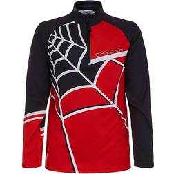 Spyder Boy's Web Half Zip T-Neck Sweatshirts - Valcano