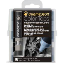 Chameleon Color Tops 5 Grey Tones