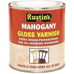 Rustins POGW500 Polyurethane Varnish Stain Gloss 0.5L
