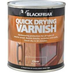 Blackfriar BF0270001F1 Quick Drying Duratough Interior Varnish Black 0.25L