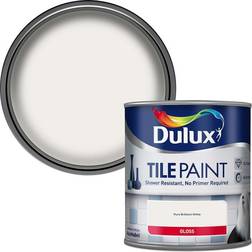 Dulux Bathroom Plus Pure White Tile Paint White