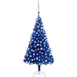 vidaXL Artificial Christmas Tree with LEDs&Ball Set Holiday Xmas Christmas Tree