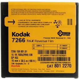 Kodak TXR455 Tri-X Black & White Reversal Film, 100' Roll