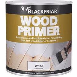 Blackfriar BF0370001E1 Wood Primer White Black, White 0.5L