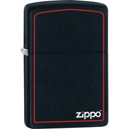 Zippo Black Matte with & Border Lighter