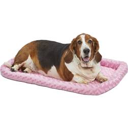Midwest 36L-Inch Pink Dog Bed Cat Bed w/ Comfortable Bolster Ideal