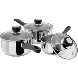 Judge Vista Classic Curved Shape Cookware Set with lid 3 Parts