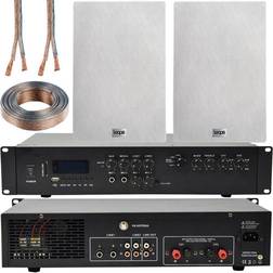 Bluetooth Sound System & 2x 140W In Wall 2 Zone
