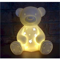 Bambino Juliana LED Teddy Bear Night Light Cut Out Star Shapes Night Light