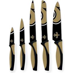 sportsvault NFL New Orleans Saints Knife Set