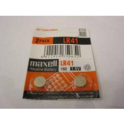 Maxell 2 x LR41 /192 AG3 V3GA 1.5v Alkaline Button Cell Battery Batteries