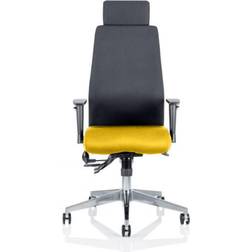 Dynamic Onyx Bespoke Colour Seat With Headrest Yellow
