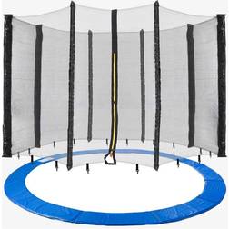 Arebos Trampoline edge cover and Net 460cm for 12 poles