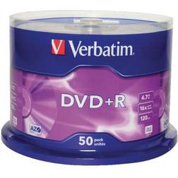 Verbatim DVD+R 4.7GB 16X 50-Pack Spindle
